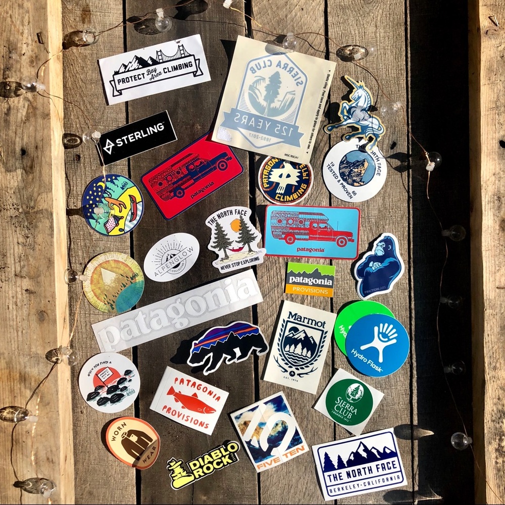 Exclusive outdoor sticker pack!